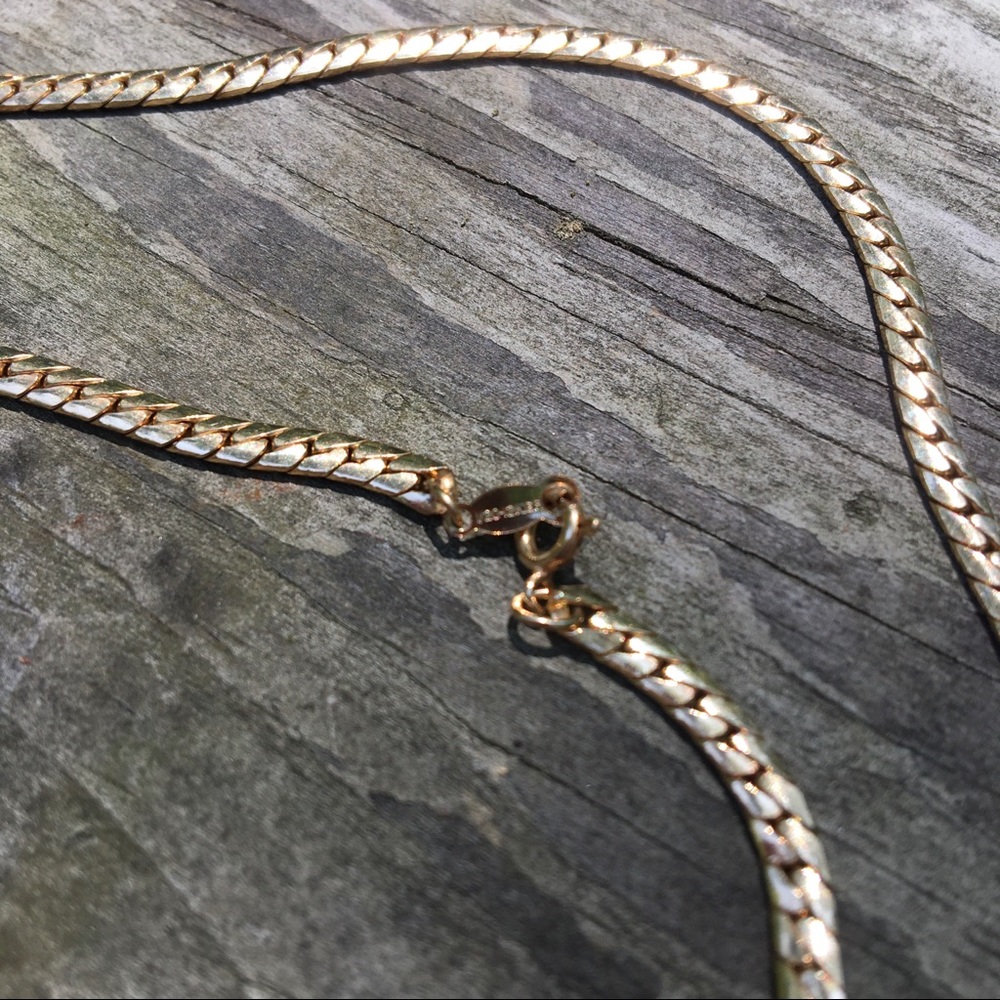 12K gold-filled chain necklace